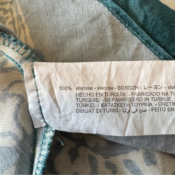 Zara Small Satin Slip Mini Dress ~ Paisley Club Party Night Out Nighty Sexy - Picture 7 of 8